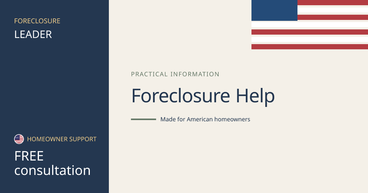 What to do when foreclosure feels close: visual guide for U.S. homeowners
